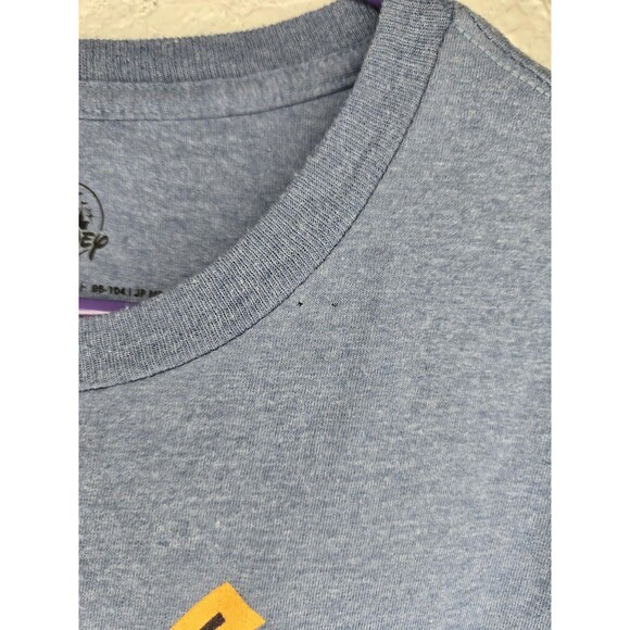 Disney Hercules Shirt Mens Small Blue The Muscle Graphic Tee T-Shirt Cartoon - Picture 2 of 8